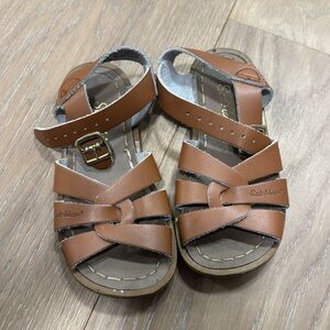 Good condition Size 9 Salt Water leather sandals - brown